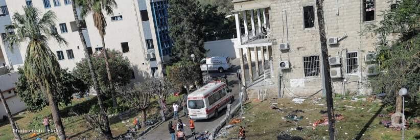Kamal Adwan Hospital out of service following a raid and repeated attacks since October