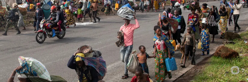 IRC warns conflict in DRC has forced almost 3 million people to become displaced IRC warns conflict in DRC has forced almost 3 million people to become displaced