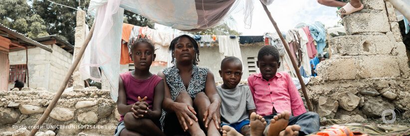 Almost one in eight children internally displaced in Haiti as armed violence continues Almost one in eight children internally displaced in Haiti as armed violence continues