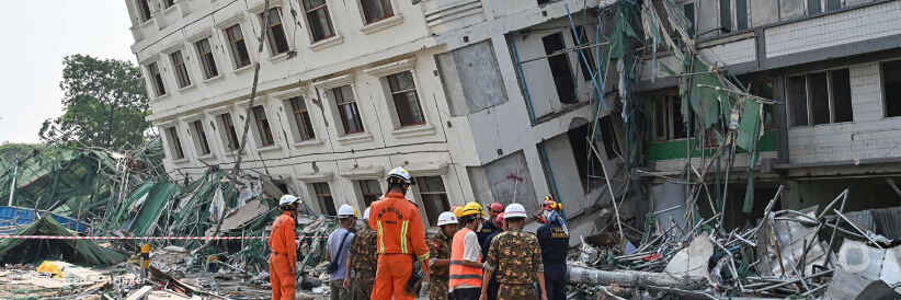 In Myanmar, UNOPS mobilizes millions in funding for immediate earthquake response In Myanmar, UNOPS mobilizes millions in funding for immediate earthquake response