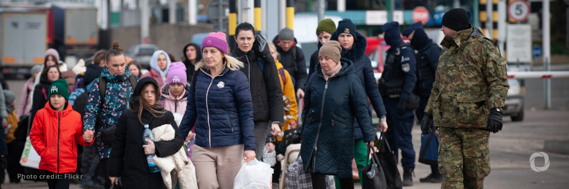 Russia-Ukraine international armed conflict: Helping civilians cross frontlines and borders