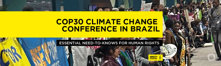 Amnesty urges urgent climate a