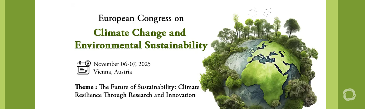 European Congress on Climate Change and Environmental Sustainability