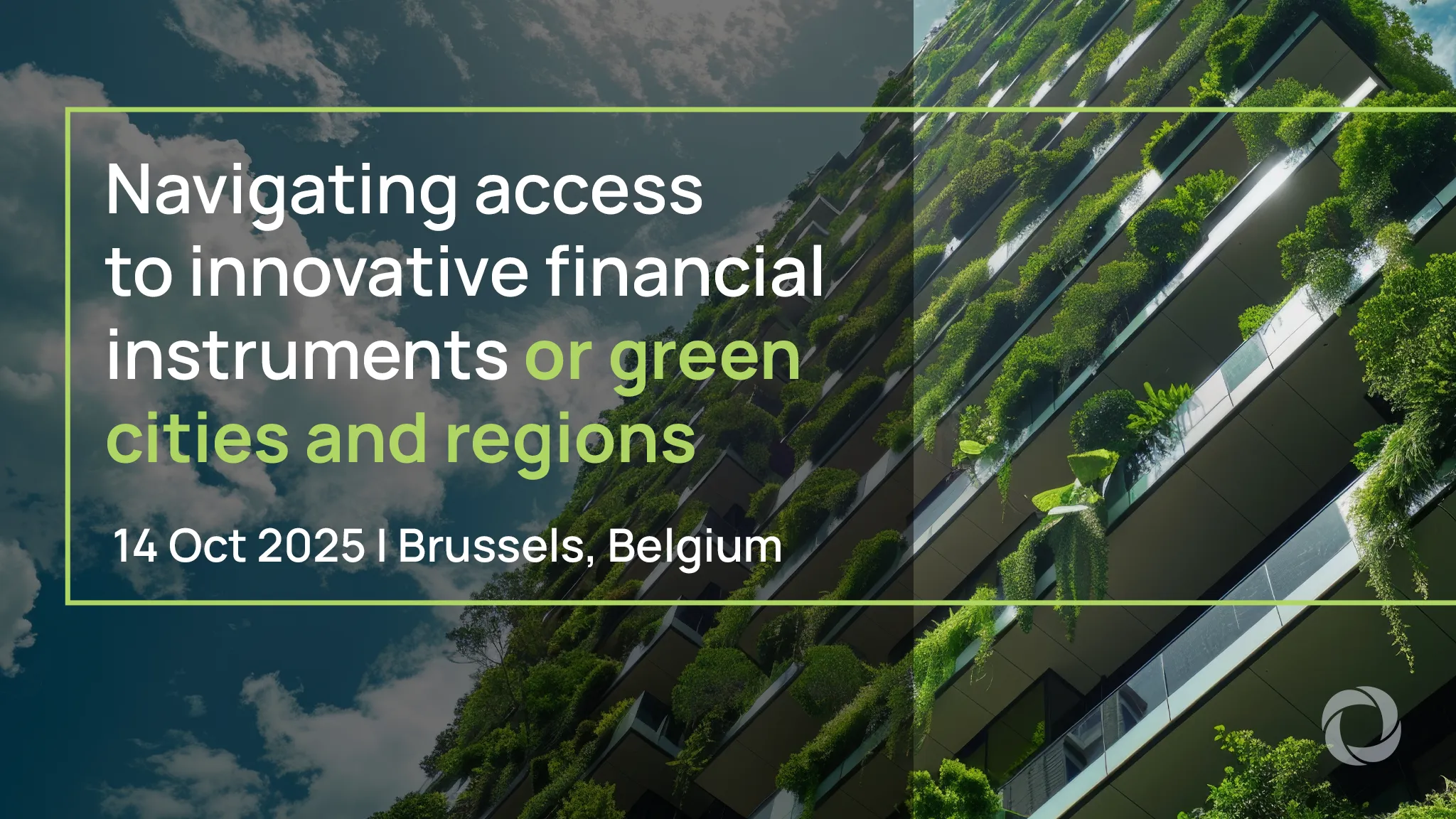 Navigating access to innovative financial instruments for green cities and regions