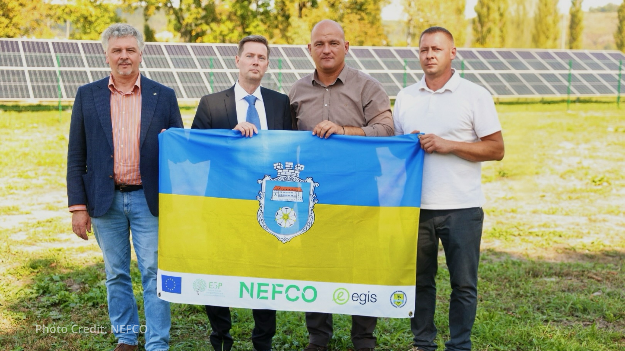 Ukraine completes first solar-powered water treatment project