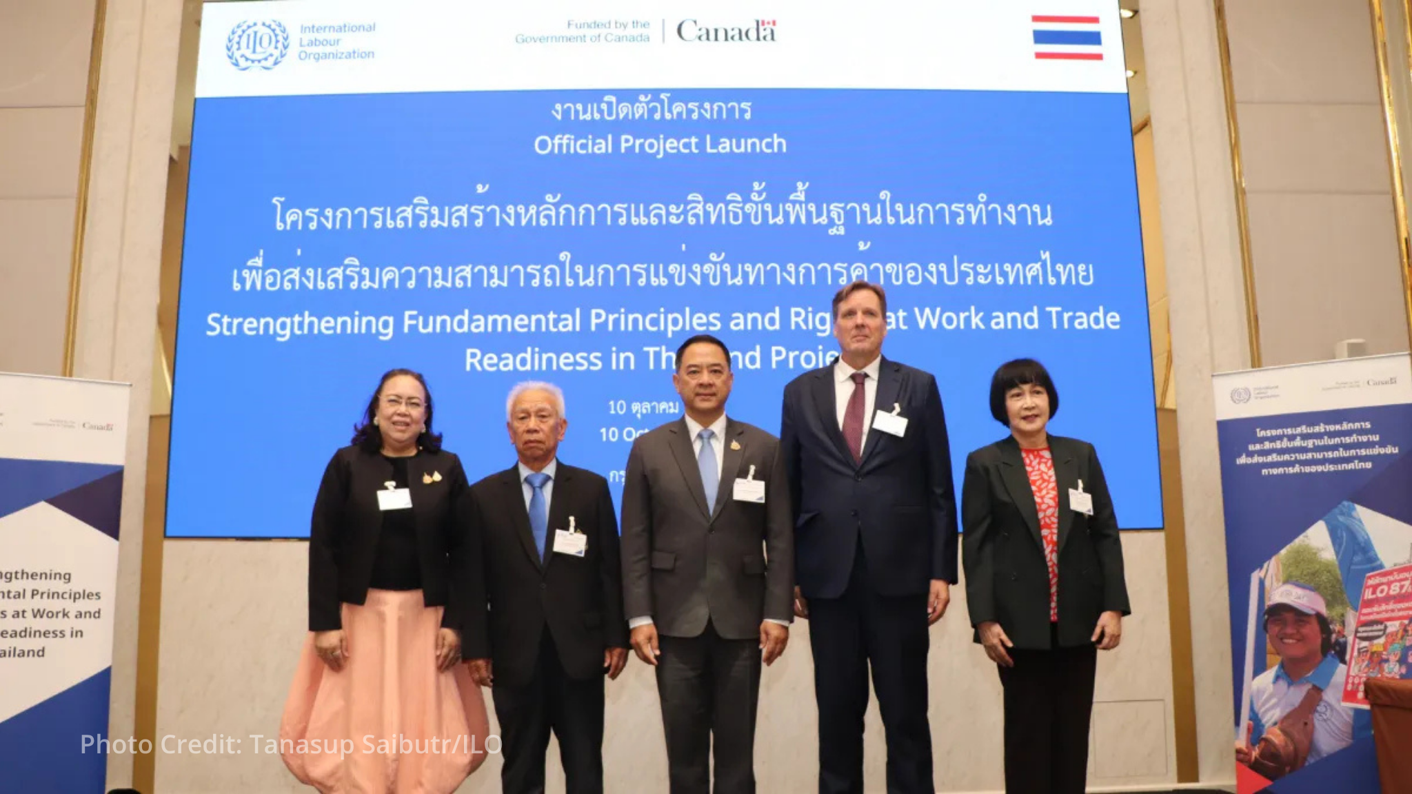 ILO and Canada launch labor rights project for Thai rubber workers