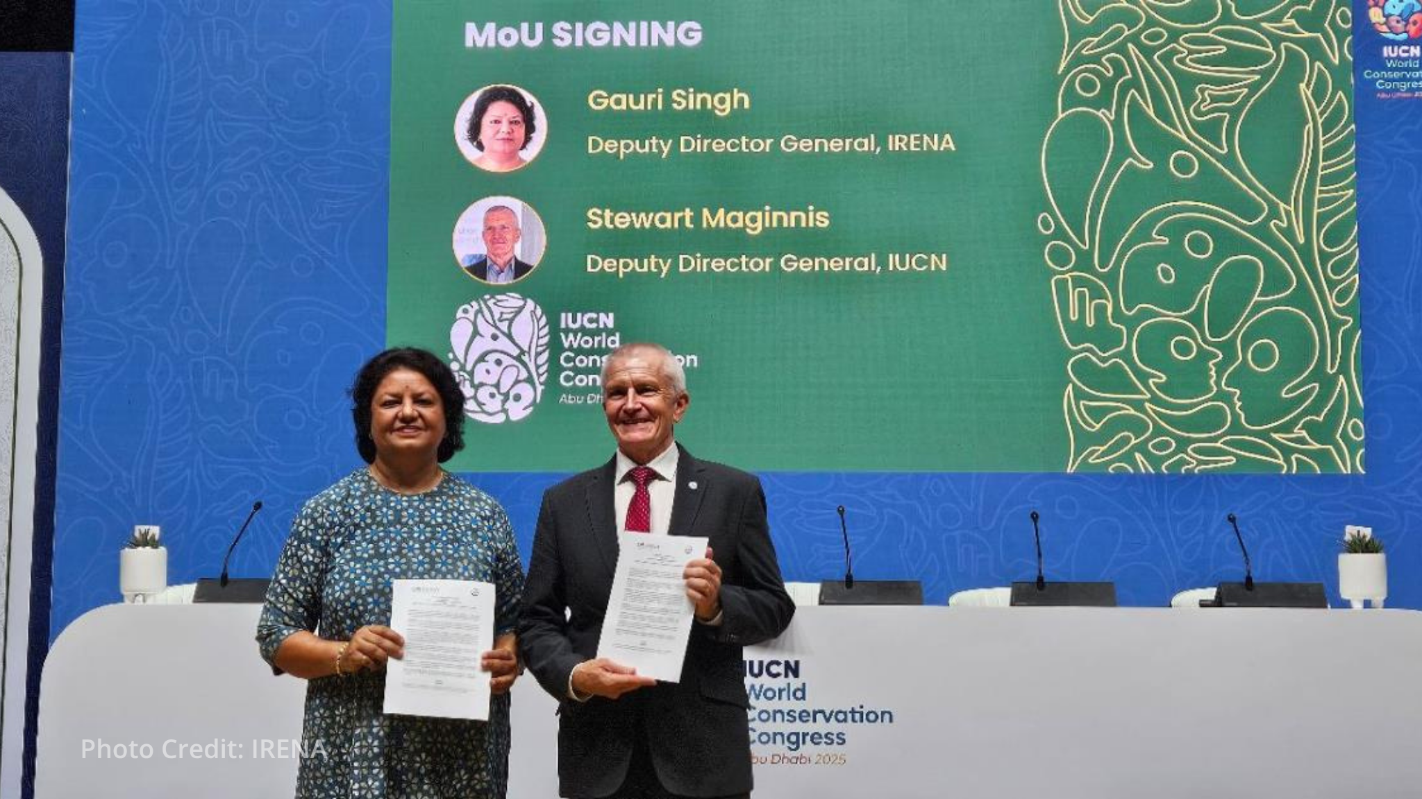 IUCN and IRENA partner to make clean energy transition wildlife-friendly