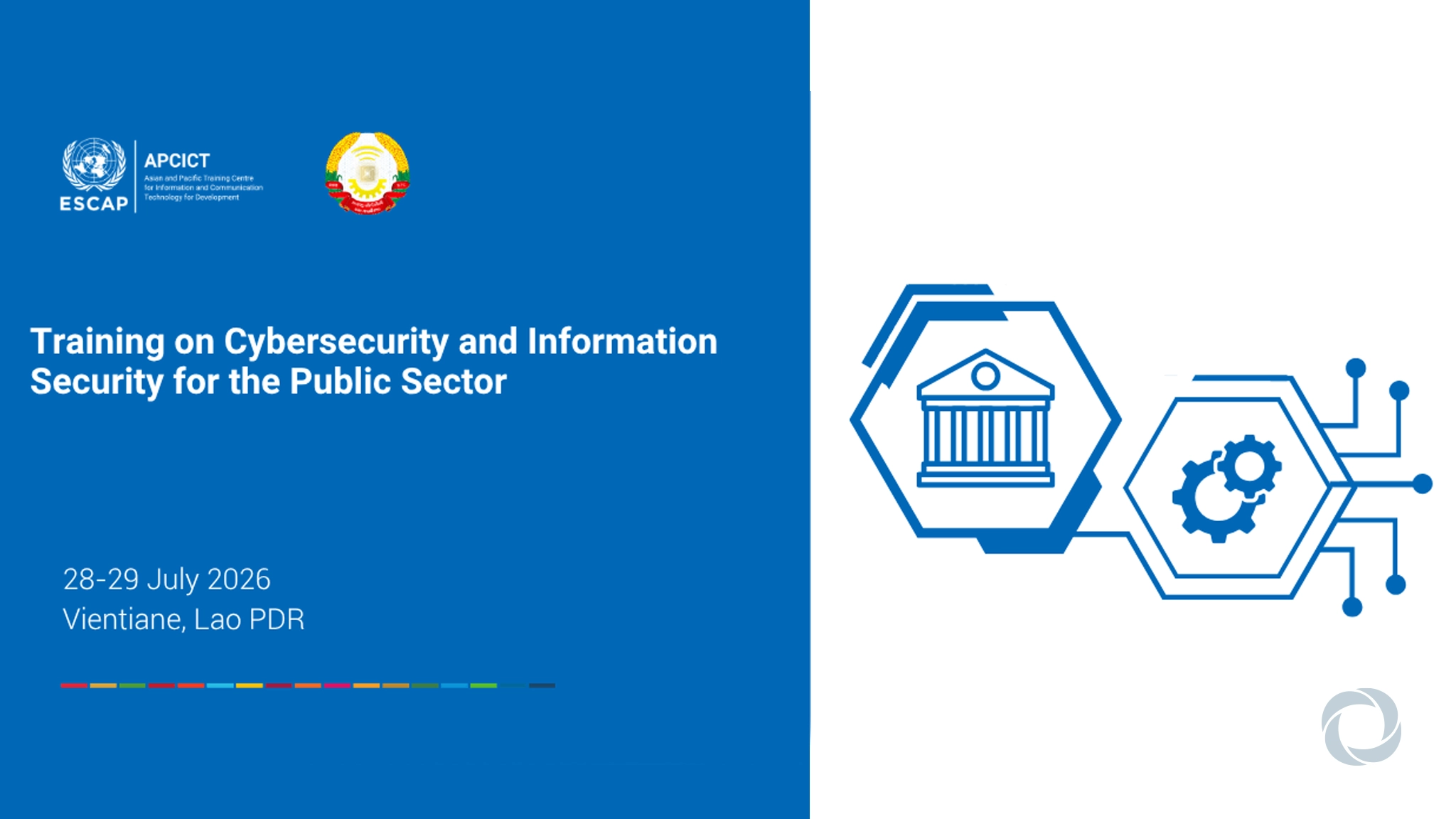 Training on Cybersecurity and Information Security for the Public Sector Training on Cybersecurity and Information Security for the Public Sector