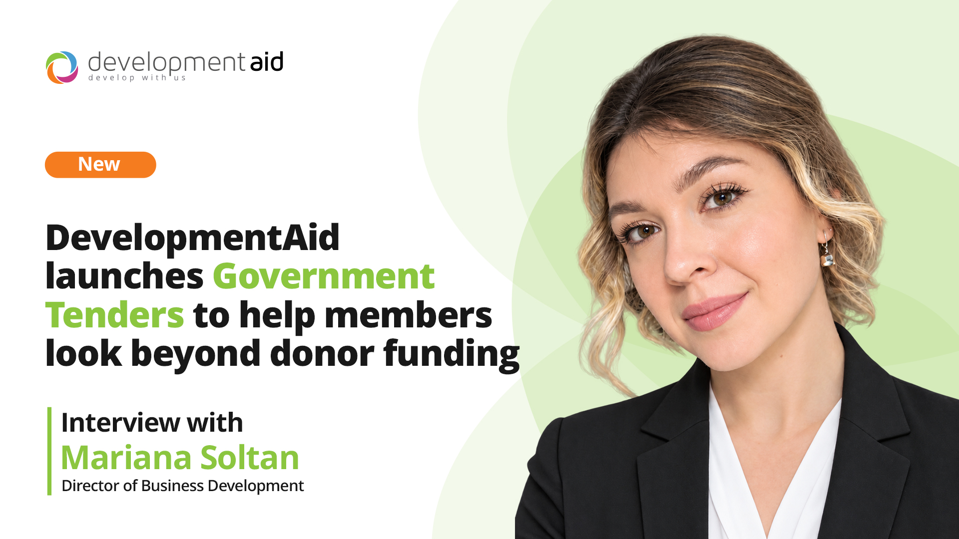 DevelopmentAid launches Government Tenders to help members look beyond donor funding