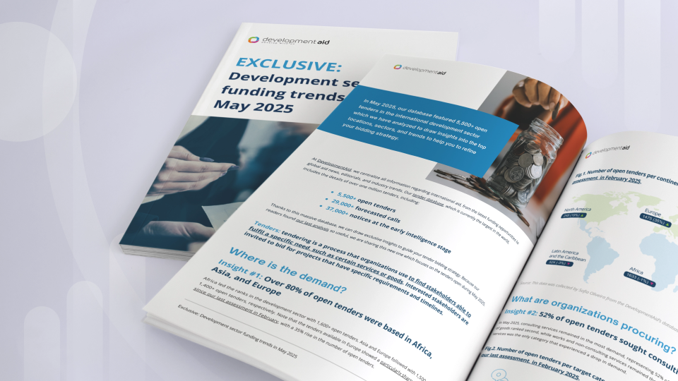 Exclusive Development sector funding trends in May 2025 1